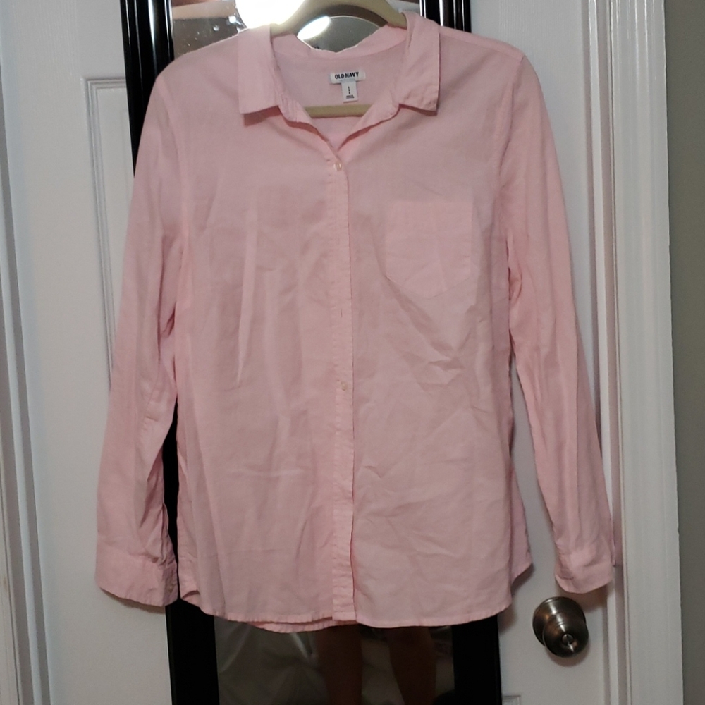5 for $20 - Old Navy Light Pink Button Down